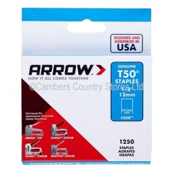 Arrow Staples T50 1250 Pack